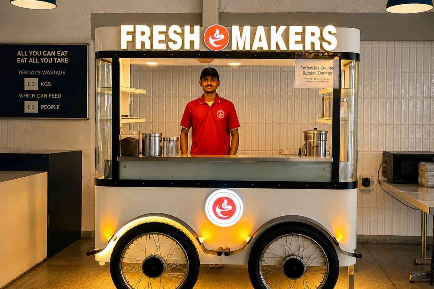 Live beverage counter – Fresh Maker